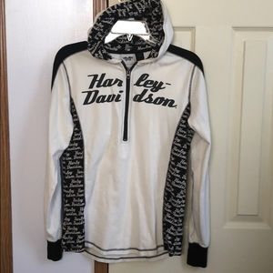 Harley Davidson hoodie long sleeve top